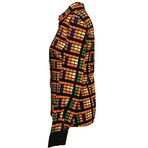 Tobams Colors Toju African Inspired Top - 10 - NWT - Picture 3 of 6